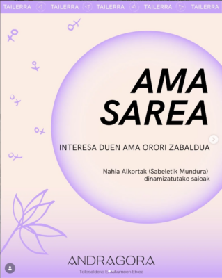 Ama Sarea- Tolosaldea- Andragora